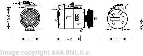 Prasco VWK087 - Компресор, климатизация vvparts.bg