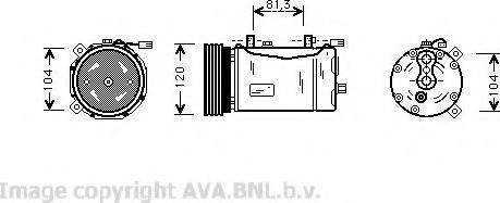 Prasco VWK172 - Компресор, климатизация vvparts.bg