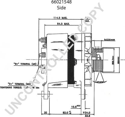 Prestolite Electric 66021548 - Генератор vvparts.bg