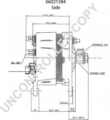 Prestolite Electric 66021584 - Генератор vvparts.bg