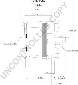 Prestolite Electric 66021587 - Генератор vvparts.bg