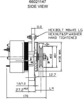 Prestolite Electric 66021147 - Генератор vvparts.bg