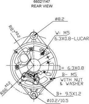 Prestolite Electric 66021147 - Генератор vvparts.bg