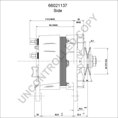 Prestolite Electric 66021137 - Генератор vvparts.bg