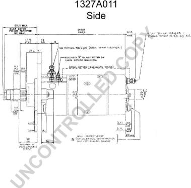 Prestolite Electric 1327A011 - Стартер vvparts.bg