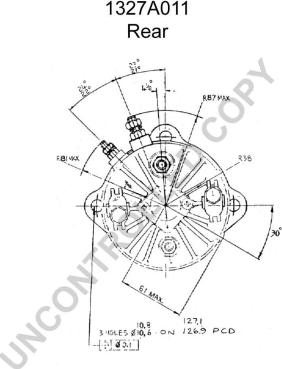 Prestolite Electric 1327A011 - Стартер vvparts.bg