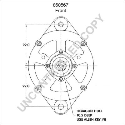 Prestolite Electric 860567 - Генератор vvparts.bg