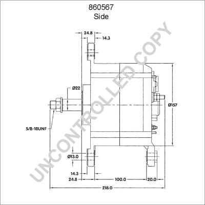 Prestolite Electric 860567 - Генератор vvparts.bg