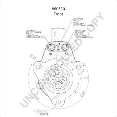 Prestolite Electric 860510GB - Стартер vvparts.bg