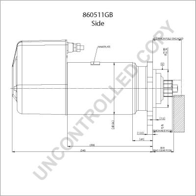 Prestolite Electric 860511GB - Стартер vvparts.bg