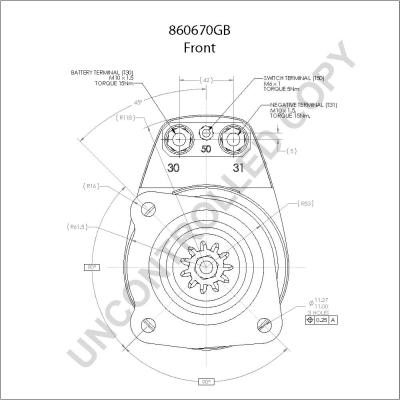 Prestolite Electric 860670GB - Стартер vvparts.bg