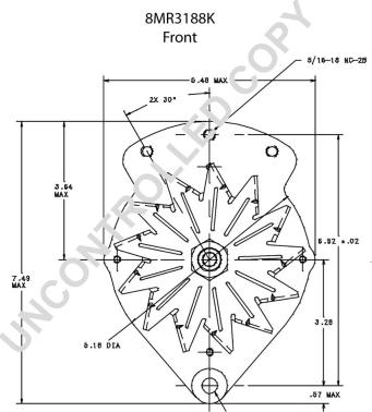 Prestolite Electric 8MR3188K - Генератор vvparts.bg