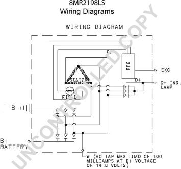 Prestolite Electric 8MR2198LS - Генератор vvparts.bg