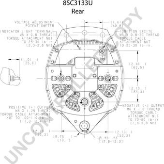 Prestolite Electric 8SC3133U - Генератор vvparts.bg