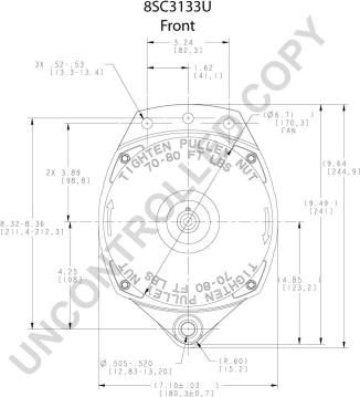 Prestolite Electric 8SC3133U - Генератор vvparts.bg