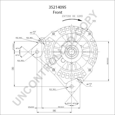 Prestolite Electric 35214095 - Генератор vvparts.bg