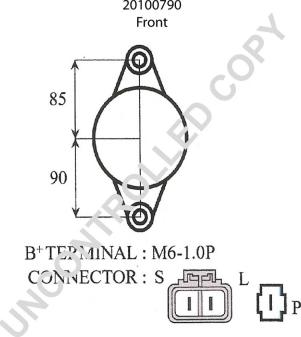 Prestolite Electric 20100790 - Генератор vvparts.bg