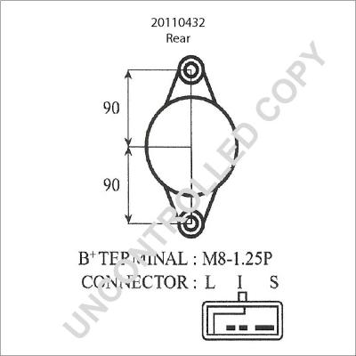 Prestolite Electric 20110432 - Генератор vvparts.bg