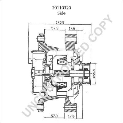 Prestolite Electric 20110320 - Генератор vvparts.bg