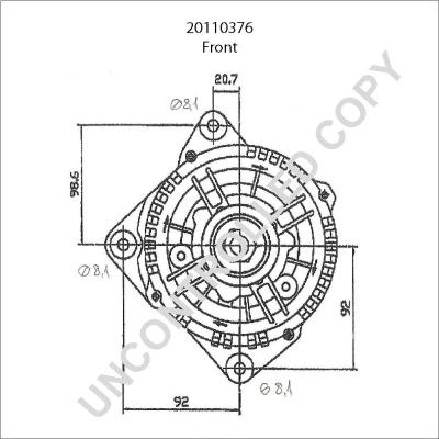 Prestolite Electric 20110376 - Генератор vvparts.bg