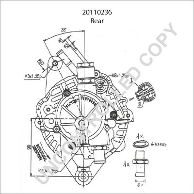 Prestolite Electric 20110236 - Генератор vvparts.bg