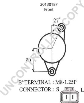 Prestolite Electric 20130187 - Генератор vvparts.bg