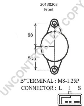 Prestolite Electric 20130203 - Генератор vvparts.bg