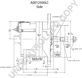 Prestolite Electric A0012500LC - Генератор vvparts.bg