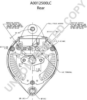 Prestolite Electric A0012500LC - Генератор vvparts.bg