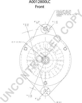 Prestolite Electric A0012800LC - Генератор vvparts.bg