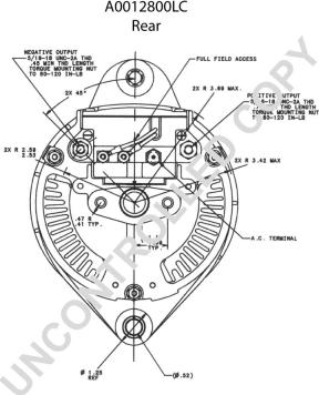 Prestolite Electric A0012800LC - Генератор vvparts.bg