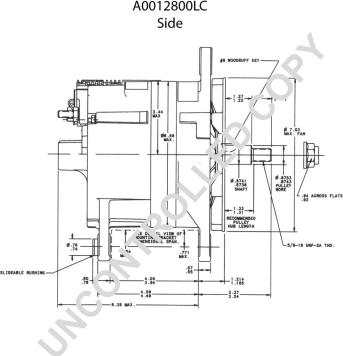 Prestolite Electric A0012800LC - Генератор vvparts.bg