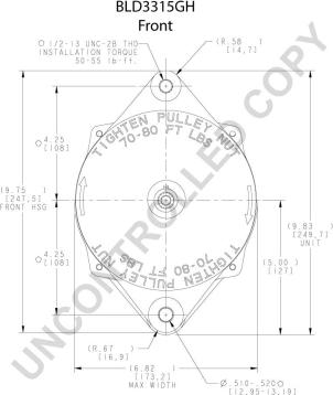 Prestolite Electric BLD3315GH - Генератор vvparts.bg