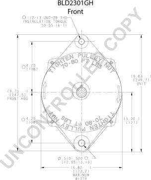 Prestolite Electric BLD2301GH - Генератор vvparts.bg