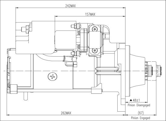 Prestolite Electric M90R3543SE - Стартер vvparts.bg