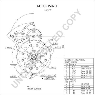 Prestolite Electric M105R3507SE - Стартер vvparts.bg