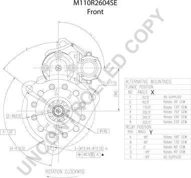 Prestolite Electric M110R2604SE - Стартер vvparts.bg