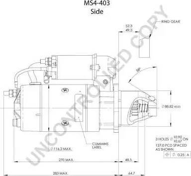 Prestolite Electric MS4-500A - Стартер vvparts.bg