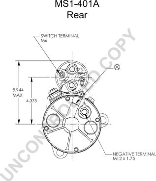 Prestolite Electric MS1-401A - Стартер vvparts.bg