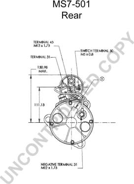 Prestolite Electric MS7-501 - Стартер vvparts.bg