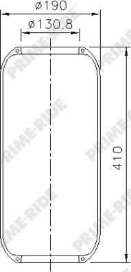 Prime-Ride 8043 - Маншон, въздушно окачване vvparts.bg