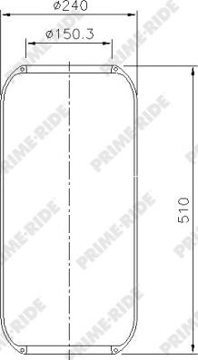 Prime-Ride 8314 - Маншон, въздушно окачване vvparts.bg