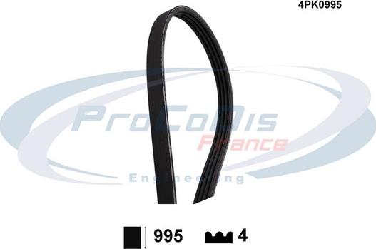 Procodis France 4PK0995 - Пистов ремък vvparts.bg