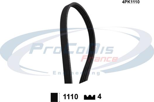 Procodis France 4PK1110 - Пистов ремък vvparts.bg