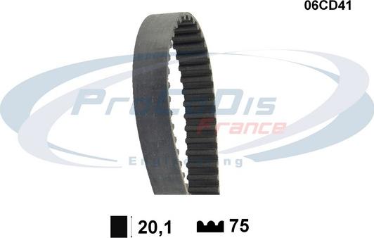 Procodis France 06CD41 - Ангренажен ремък vvparts.bg