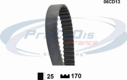 Procodis France KTD1024 - Комплект ангренажен ремък vvparts.bg