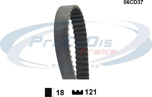 Procodis France 06CD37 - Ангренажен ремък vvparts.bg