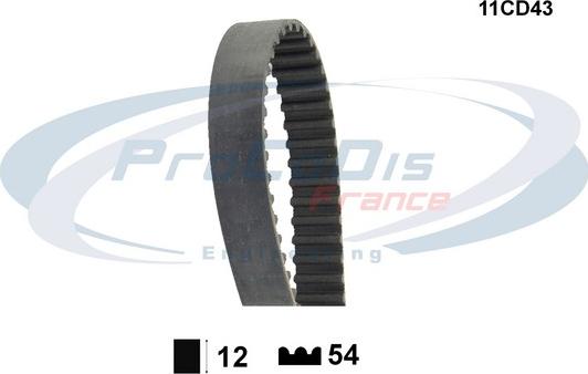 Procodis France 11CD43 - Ангренажен ремък vvparts.bg