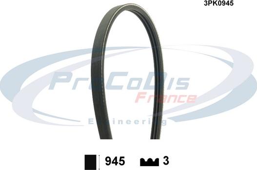 Procodis France 3PK0945 - Пистов ремък vvparts.bg