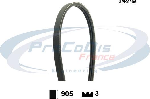 Procodis France 3PK0905 - Пистов ремък vvparts.bg